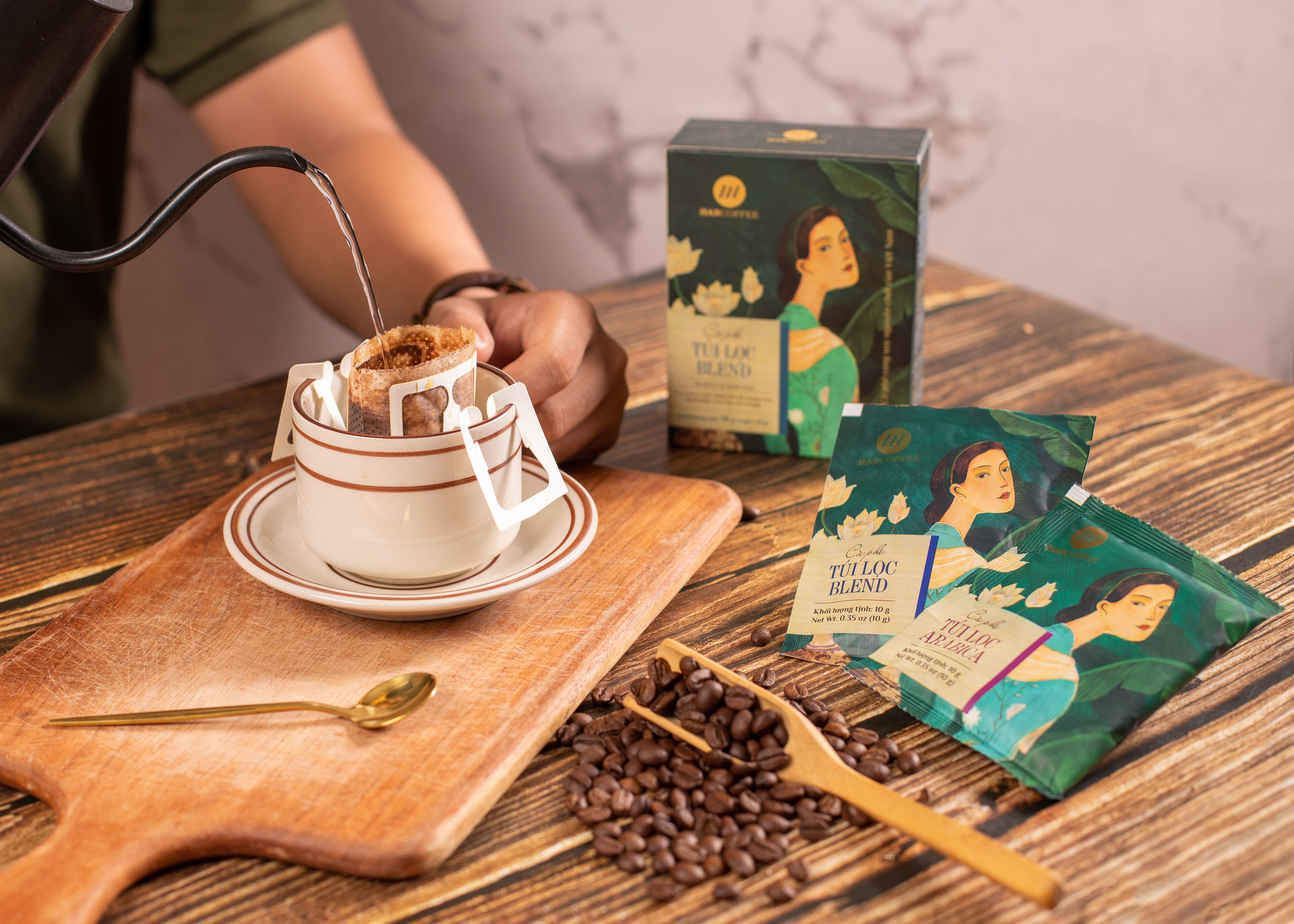 Le Drip Bag Blend (70% Arabica / 30% Robusta) - 10 sachets